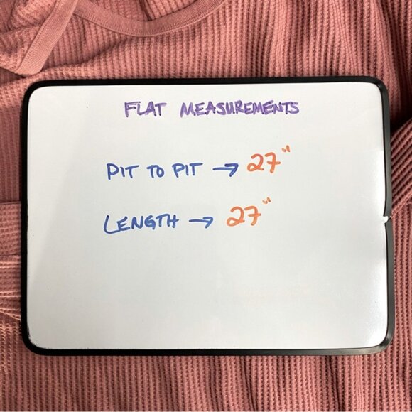 GAP Dusty Rose Waffle Knit Oversized Scoop Neck Long Sleeve Top XL - Picture 6 of 16